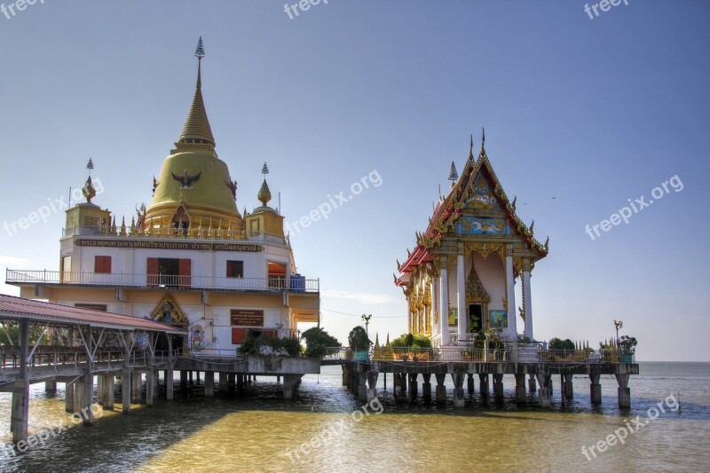 Thailand Temple Buddhism Asia Bangkok