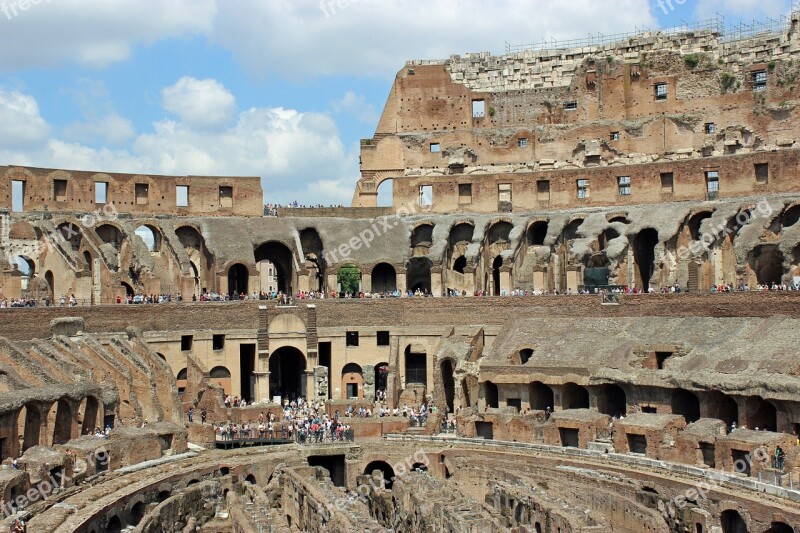 Colosseum Rome Italy Romans Places Of Interest