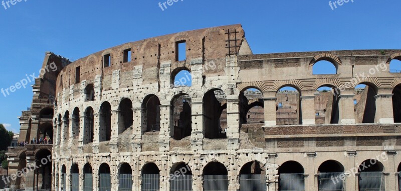 Colosseum Rome Italy Building Landmark