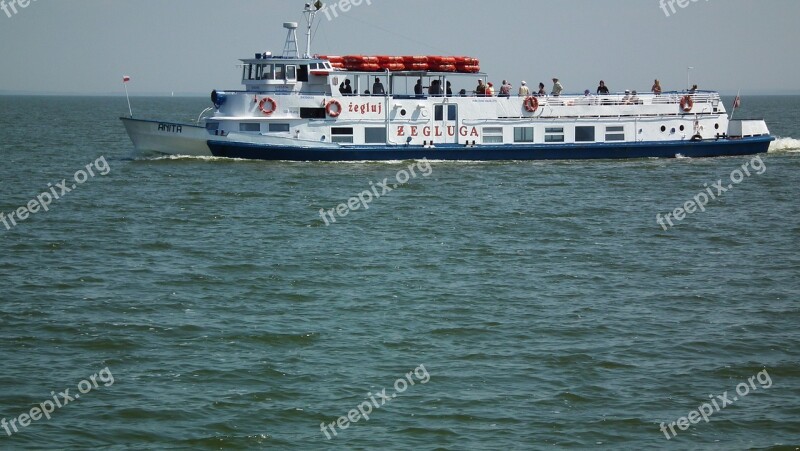 Boat Water Krynica Sea Vistula Lagoon Poland