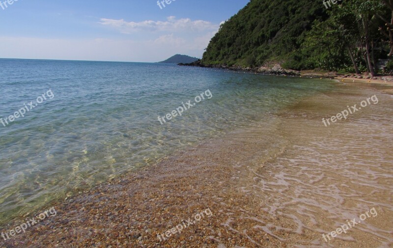 Landscape Paradise Ocean Sky Light