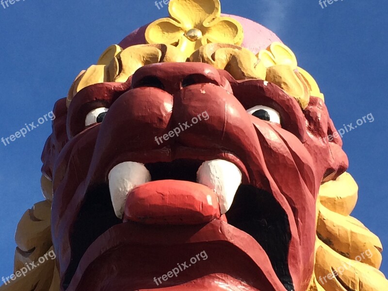 Figurehead Voc Prow Lion Image