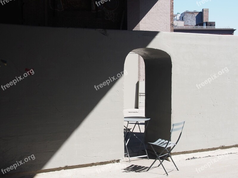 Chair Geometry Architecture Loneliness Free Photos