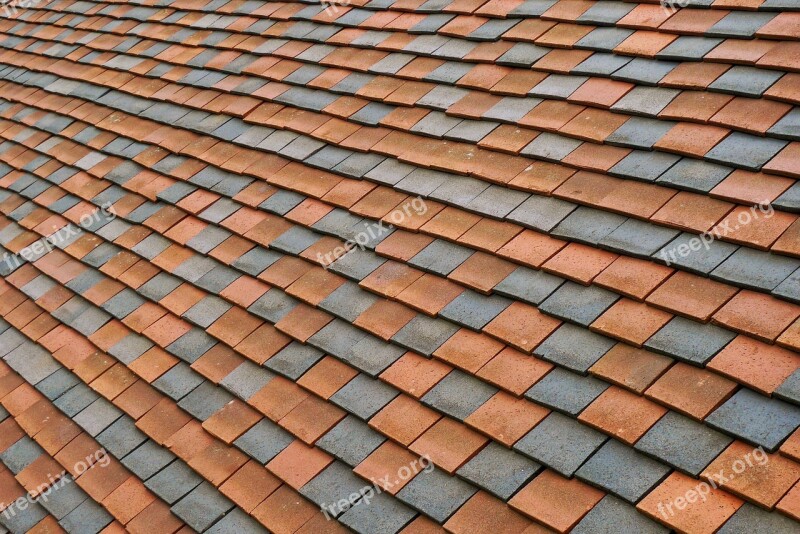 Roof Tiles Pattern Texture Terracotta