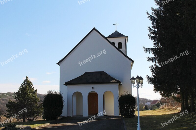 Church Building Steeple Religion Catholic