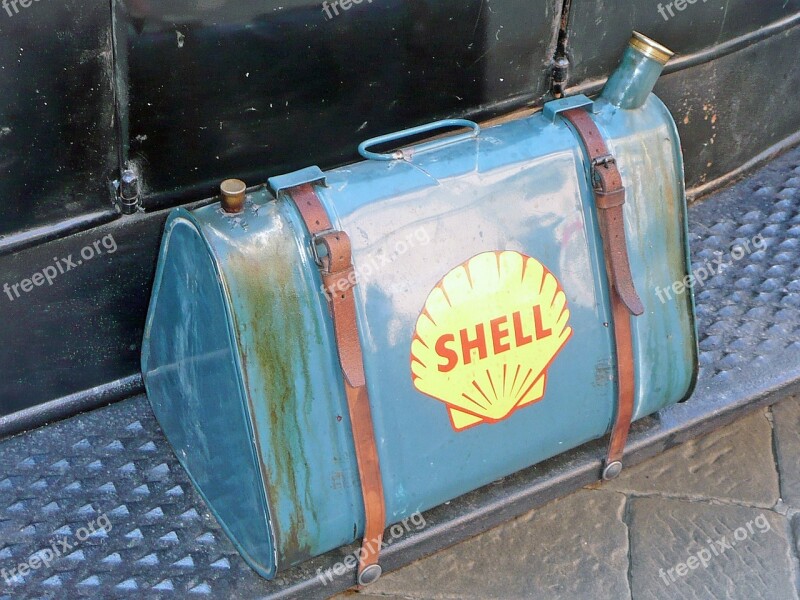 Oldtimer Canister Gasoline Canister Shell Free Photos