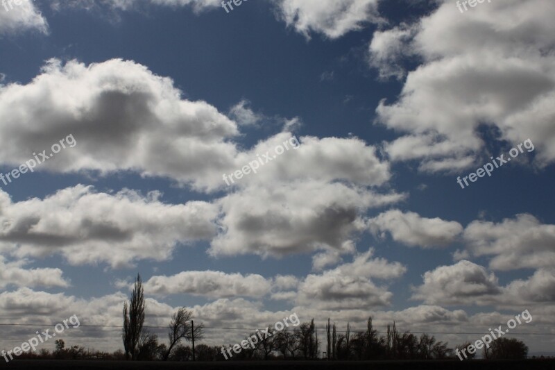 Blue Sky Cloud Sunny Days Free Photos