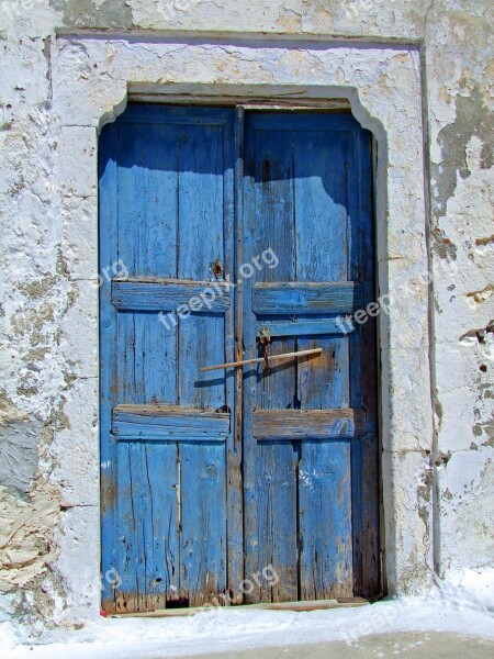 Door Old Wood Weathered House Entrance