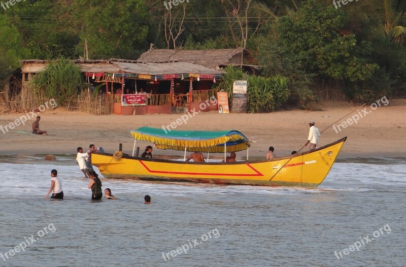 Sea Arabian Boat Boating Beach