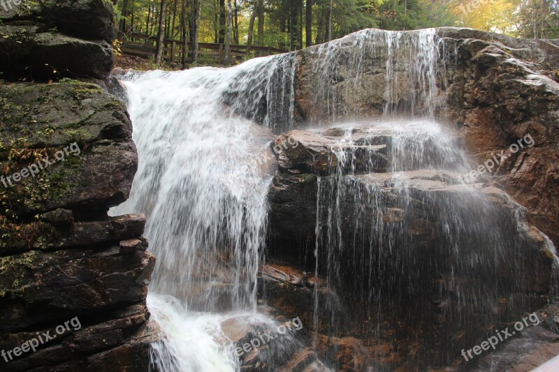 New Hampshire White Mountains Flume New England Mountains