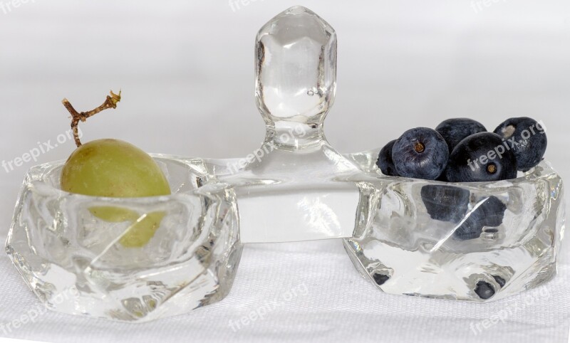 Shell Crystal Bowl Blueberry Grape Free Photos