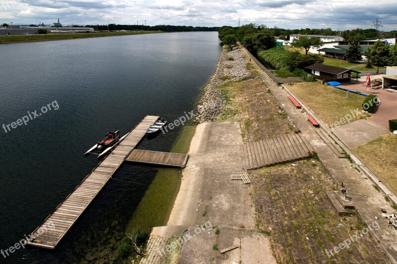 Neckar Mannheim Ship Jetty Free Photos