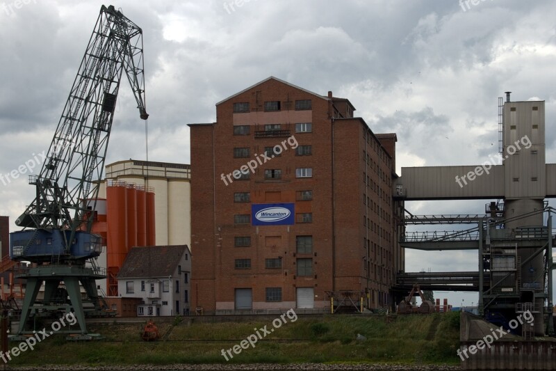 Industry Crane Flour Mill Free Photos