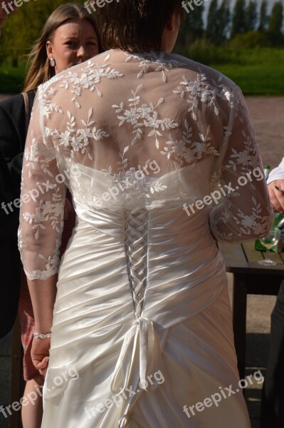 Dress Behind Wedding Aldridge White