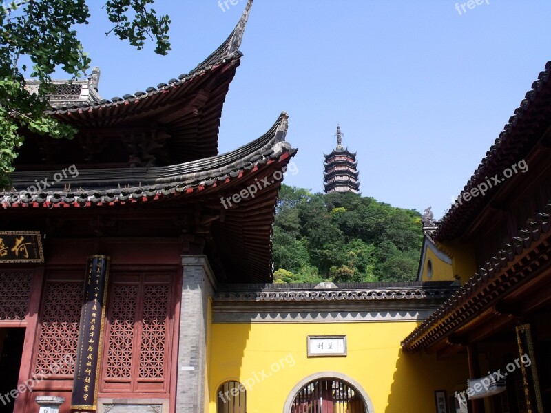 Temple Buildin Buddha Tower Asia