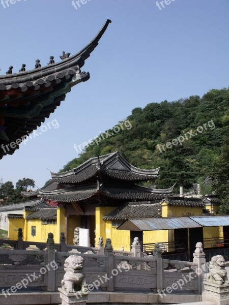 Temple Buildin Buddha Tower Asia