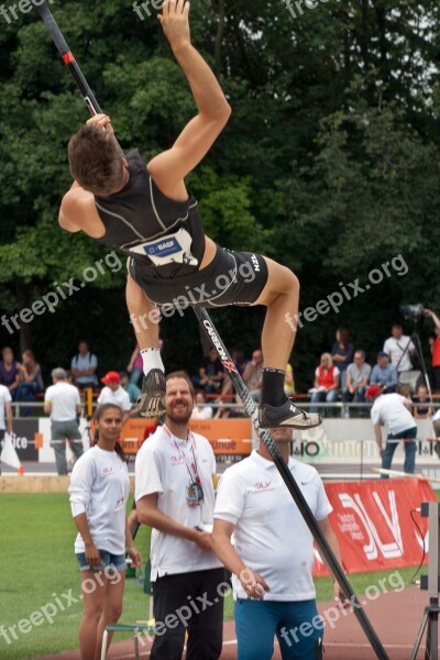 Athletics Pole Vault Sport Junior Gala Mannheim Free Photos