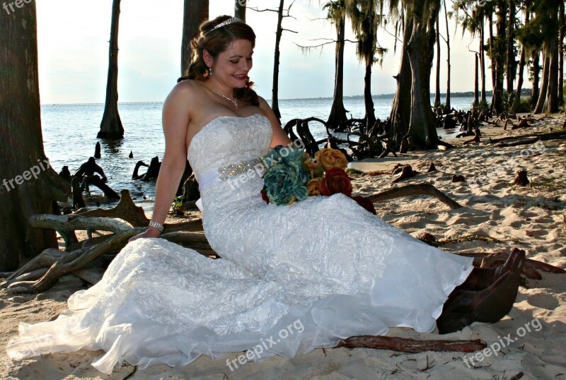 Wedding Bride Floral Bridal Portrait