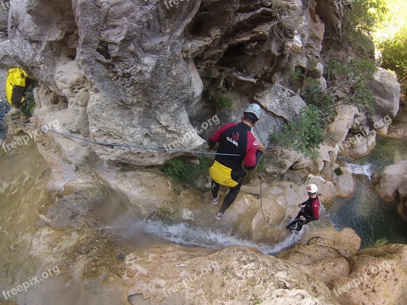 Sport Water Canyoning Cazorla Free Photos