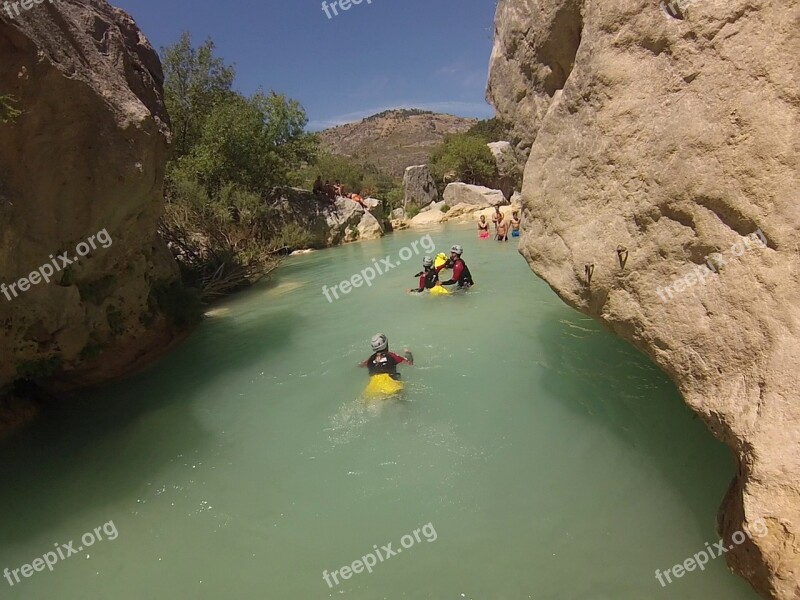 Sport Water Canyoning Cazorla Free Photos