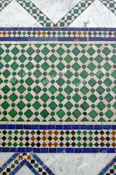 Bahia Palais Palace Marrakech Tiles