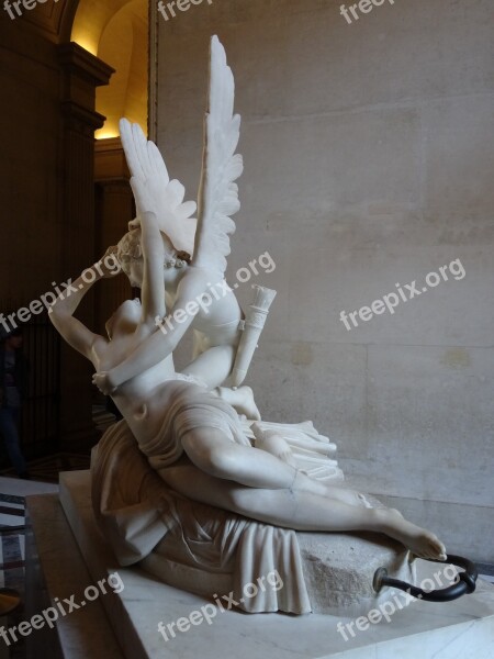 Louvre Love Amor Psyche Sculpture