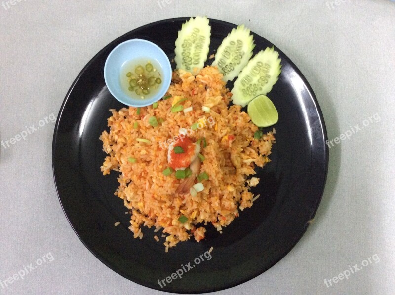 Rice Thai Food Food Eat Spicy