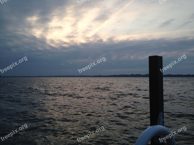 Water Dock Landscape Lake Sky