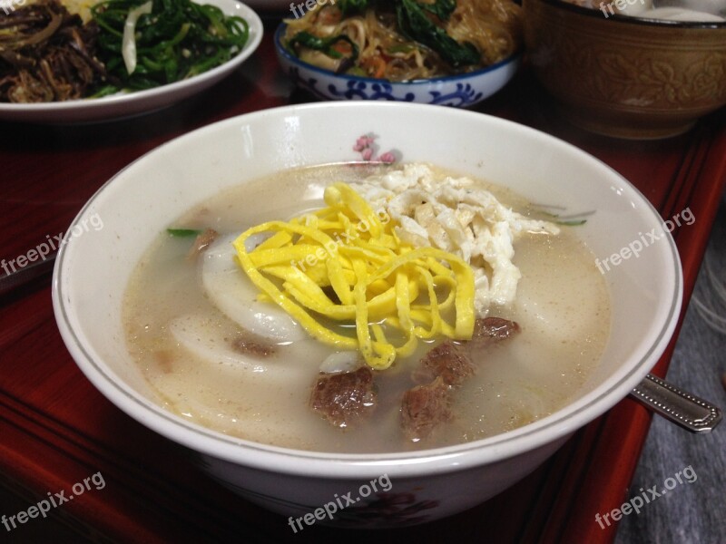 Rice Cake Soup New Year's Day Feast Trick Or Treat Republic Of Korea