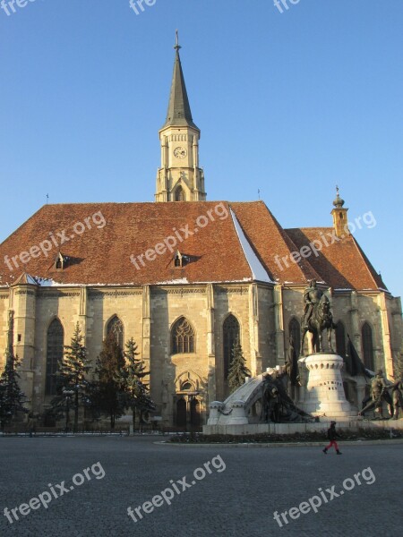 Church St Michael's Cathedral Cluj Napoca Transylvania Romania