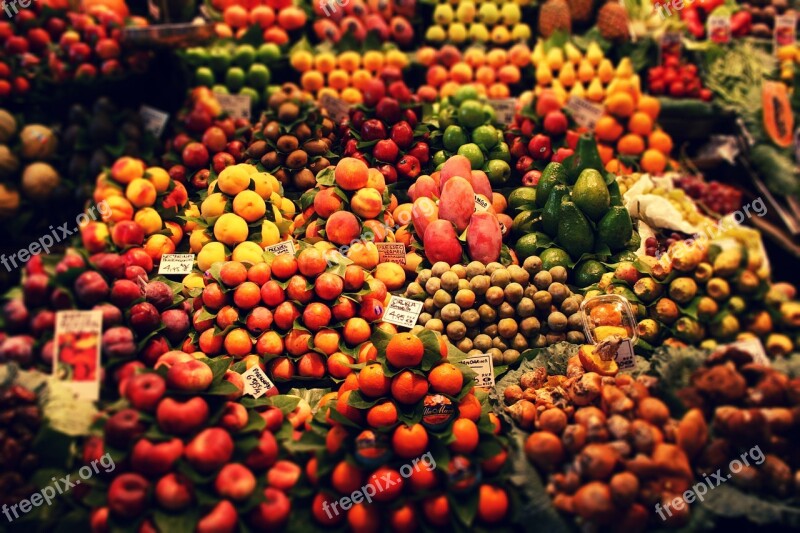 Fruit Fruit Stand Market Food Healthy