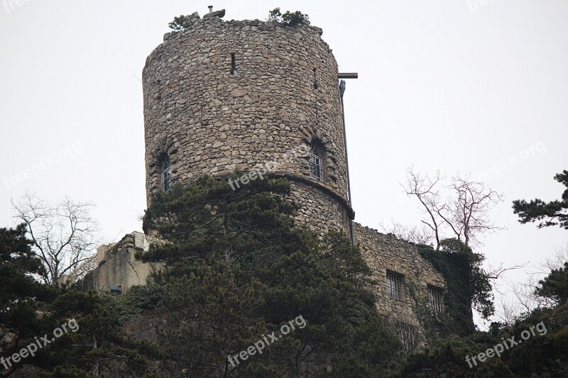 Black Tower Castle Fortress Tower Mödling