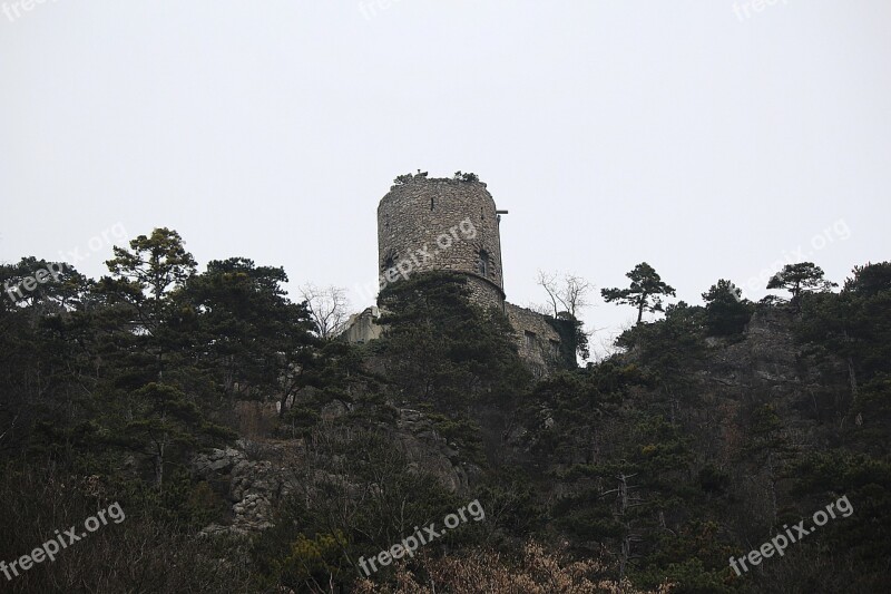 Black Tower Castle Fortress Tower Mödling