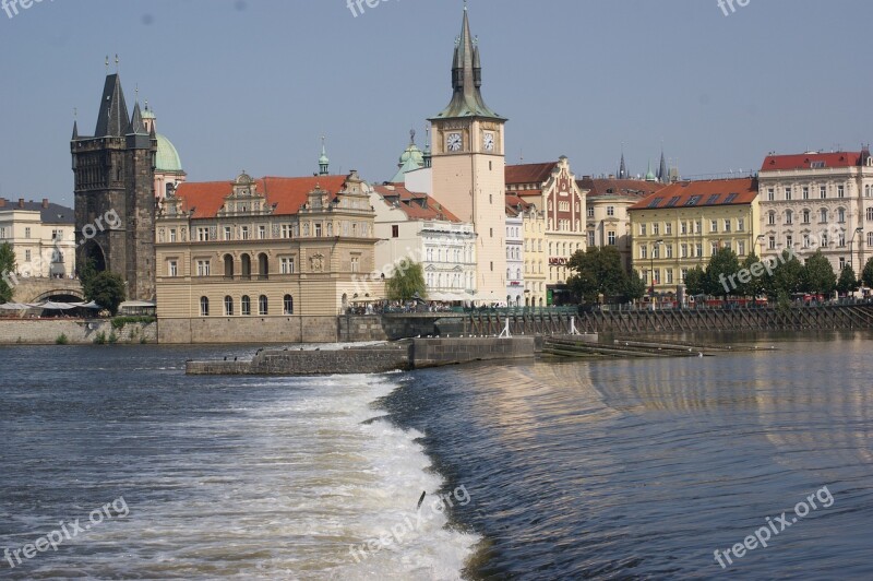 Prague Vltava River City Free Photos