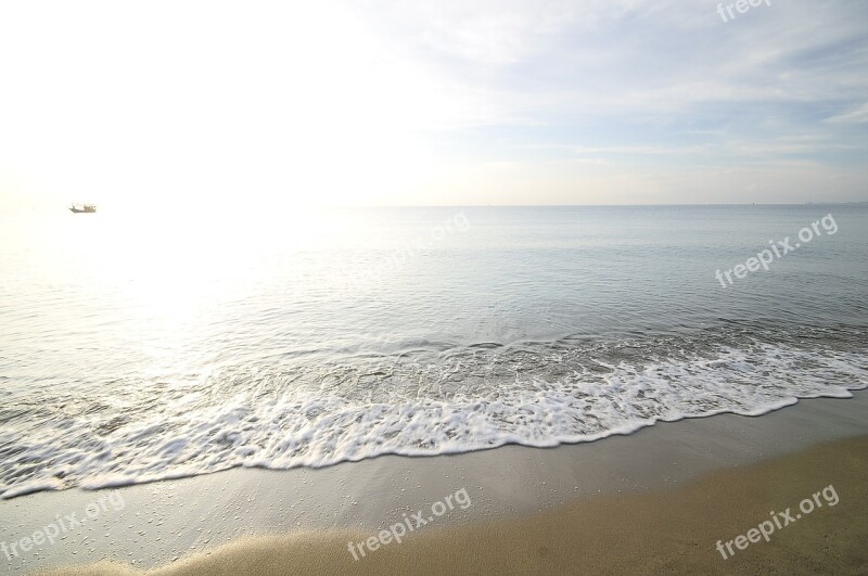 Sea Sky Sandy Beach Free Photos