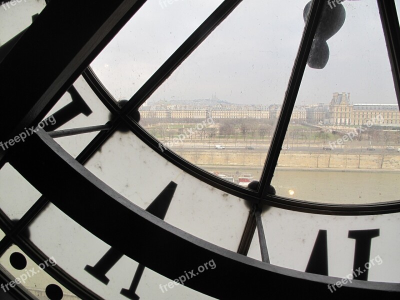 Paris Orsay Museum Overview Clock