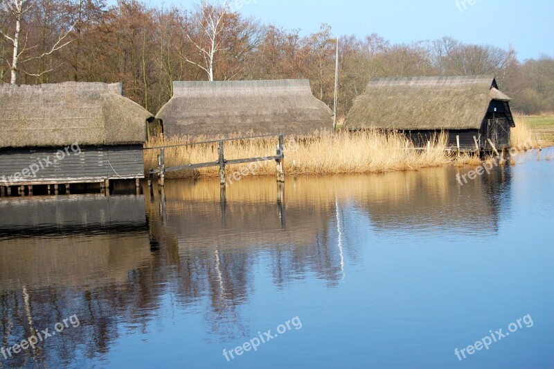 Nature Water Landscape Prerow Old Power