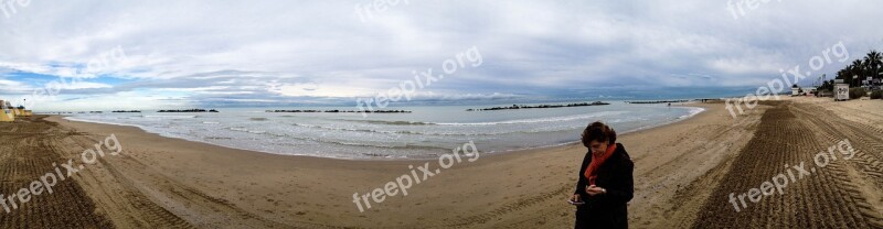 Pescara Waterfront Winter Overview Free Photos