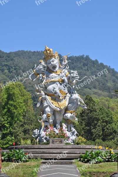 Statue Bali Bedugul Sculpture Culture