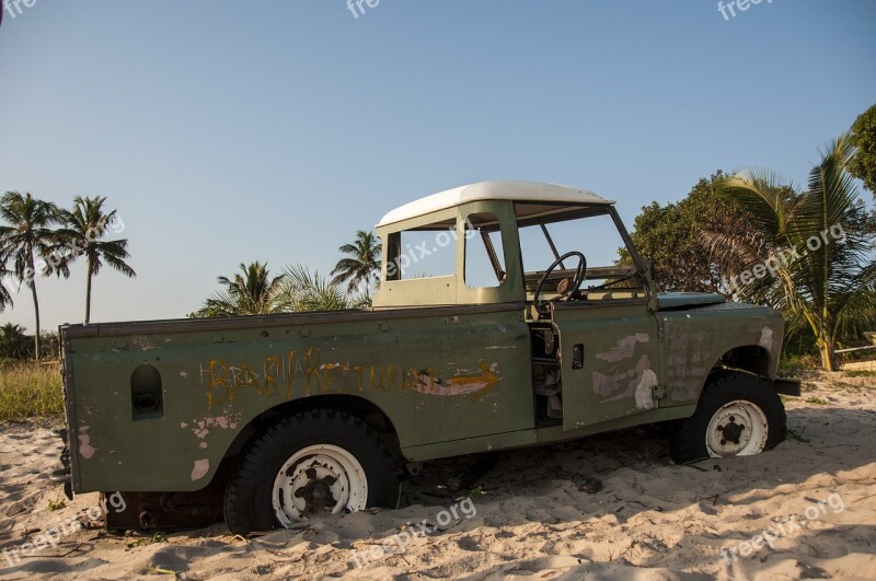 Landrover Auto Jeep Beach All Terrain Vehicle