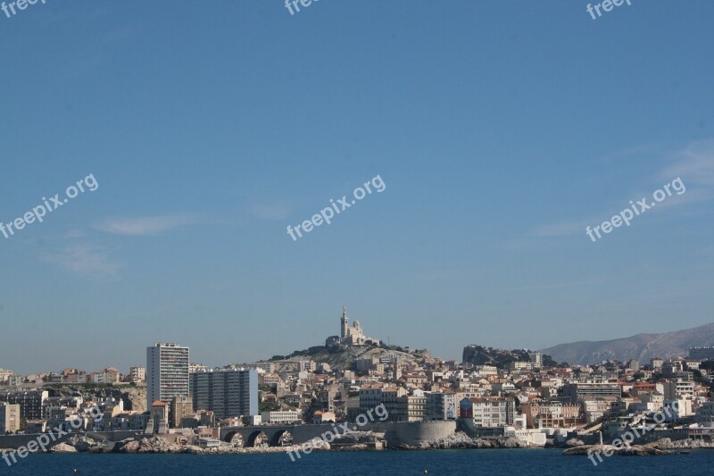 France Marseille The Good Mother Port City