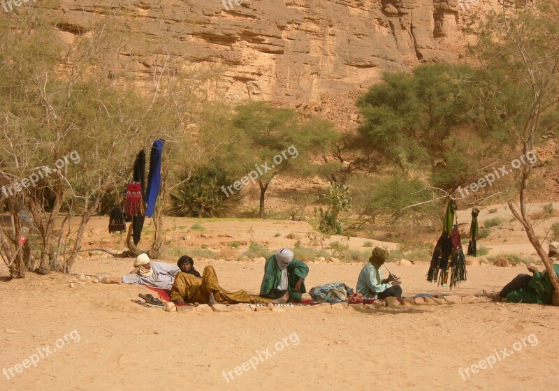 Algeria Sahara Sand Tuareg Erosion