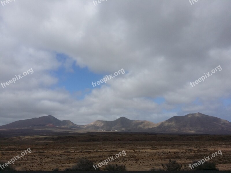 Canary Lanzarote Volcano Free Photos