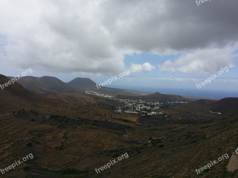 Canary Lanzarote Sky Free Photos