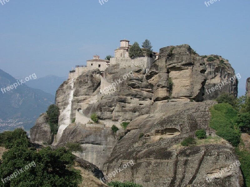 Greece Trikala Meteora Free Photos