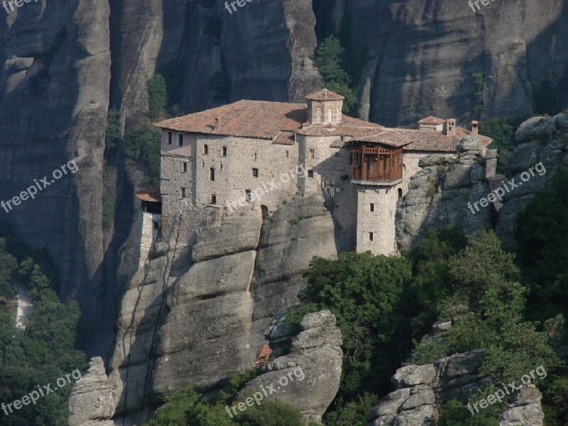 Greece Trikala Meteora Free Photos