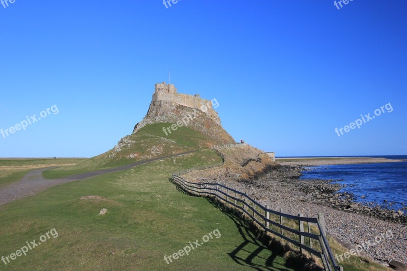 Lindisfarne Castle Northumberland Castle Trail Free Photos