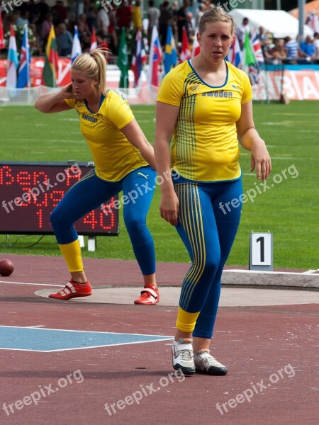 Athletics Shot Put Sport Free Photos