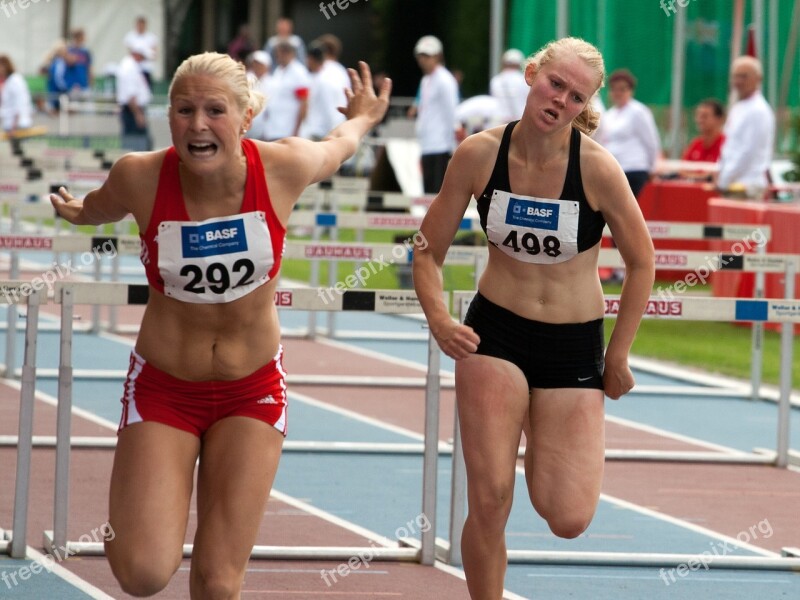 Athletics Sport Hurdles Free Photos