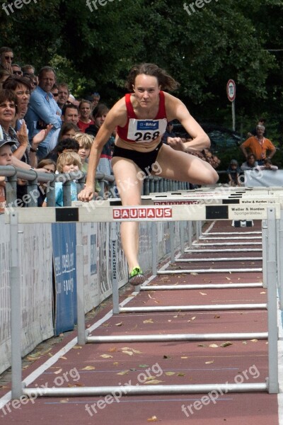 Athletics Sport Hurdles Free Photos